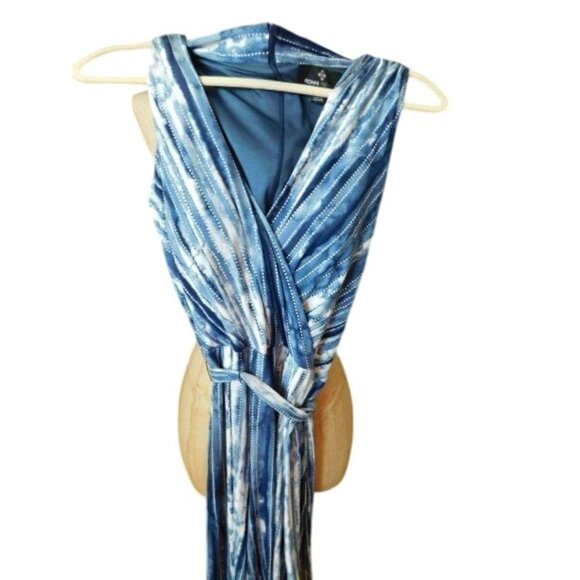 Ronni Nicole Size 16 Lined Maxi  Belted Jumpsuit Romper NWT $98 - Picture 4 of 4